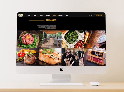 Refonte site internet restaurant Rétro Gourmand